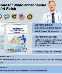 Thonesr® Nano-microneedle joint patch