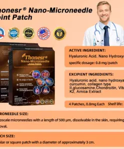 Thonesr® Nano microneedle joint patch