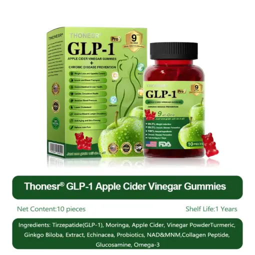 𝐓𝐡𝐨𝐧𝐞𝐬𝐫® 𝐆𝐋𝐏-𝟏 𝐀𝐩𝐩𝐥𝐞 𝐂𝐢𝐝𝐞𝐫 𝐕𝐢𝐧𝐞𝐠𝐚𝐫 𝟗-𝐢𝐧-𝟏 𝐆𝐮𝐦𝐦𝐢𝐞𝐬