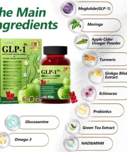 𝐓𝐡𝐨𝐧𝐞𝐬𝐫® 𝐆𝐋𝐏-𝟏 𝐀𝐩𝐩𝐥𝐞 𝐂𝐢𝐝𝐞𝐫 𝐕𝐢𝐧𝐞𝐠𝐚𝐫 𝟗-𝐢𝐧-𝟏 𝐆𝐮𝐦𝐦𝐢𝐞𝐬